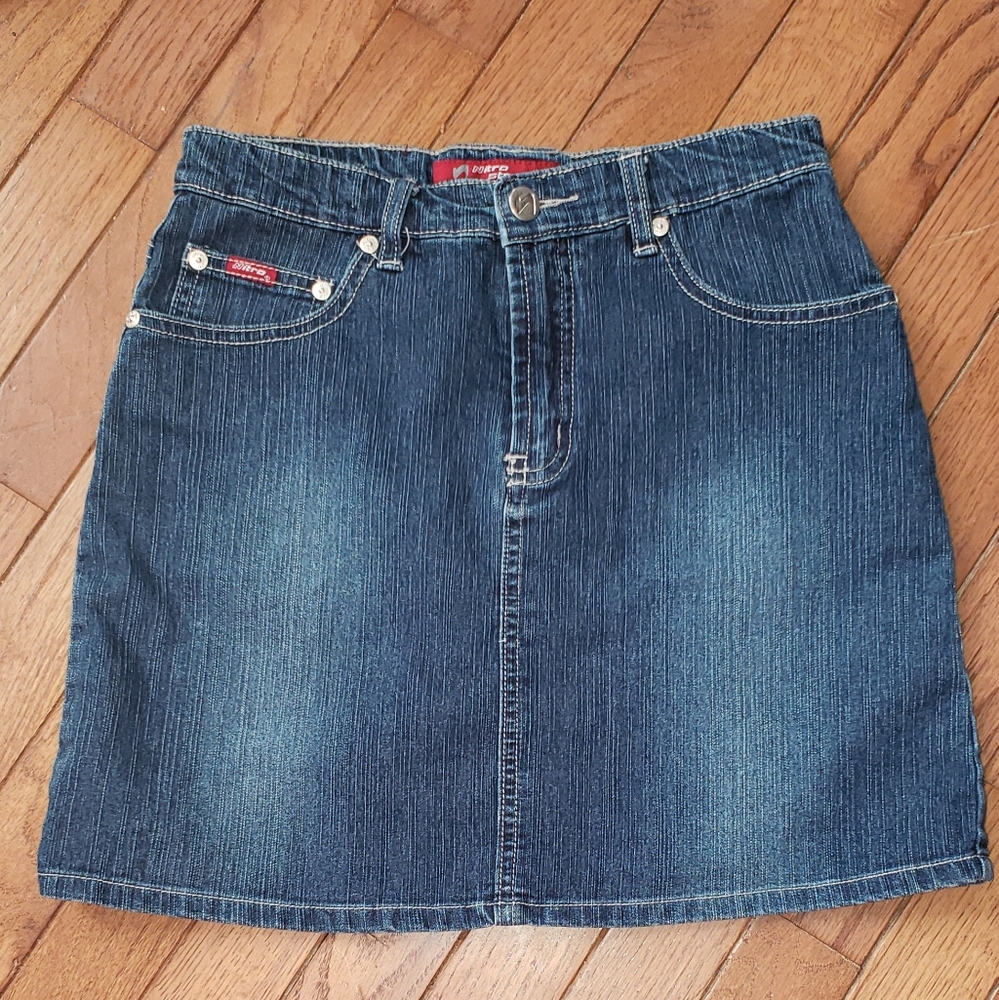 Y2K Nitro Stetch mini jean skirt